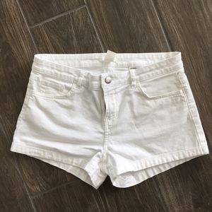 HM White Jean Shorts